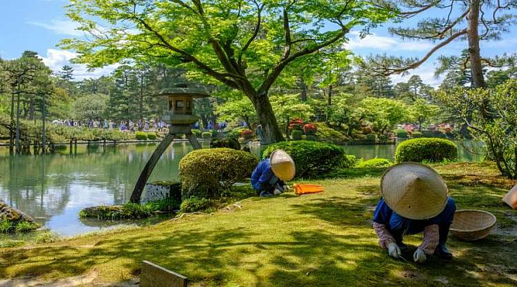 Giardino giapponese a Kanazawa